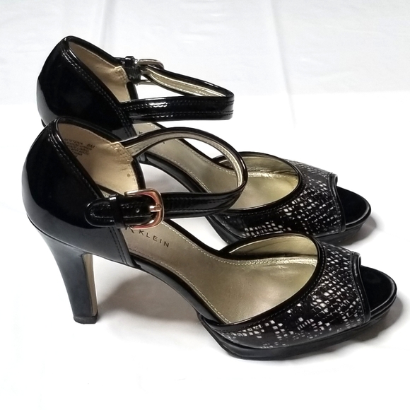 Anne klein peep toe pumps Clearance